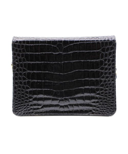 CHANEL（シャネル）CHANEL (シャネル) チェーンショルダーバッグ/クロコダイル ブラック クロコダイル ■の古着・服飾アイテム