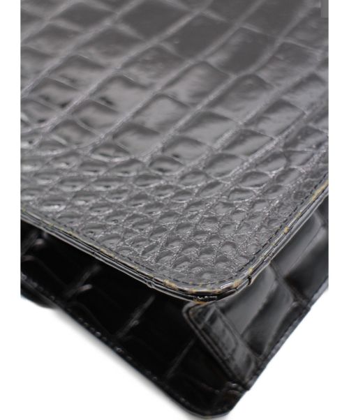 CHANEL（シャネル）CHANEL (シャネル) チェーンショルダーバッグ/クロコダイル ブラック クロコダイル ■の古着・服飾アイテム