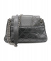CHANEL (シャネル) ショルダーバッグ ブラック ワイルドステッチ ソフトキャビアスキン：118000円