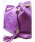 中古・古着 GUCCI (グッチ) ソーホー/レザーショルダーバッグ パープル 308982：89800円