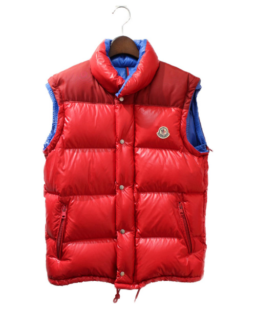 MONCLER（モンクレール）MONCLER (モンクレール) ANDERSEN/ダウンジャケット レッド サイズ:1 冬物の古着・服飾アイテム