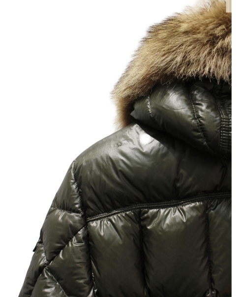 MONCLER（モンクレール）MONCLER (モンクレール) HUBERT/ダウンジャケット グリーン サイズ:1の古着・服飾アイテム