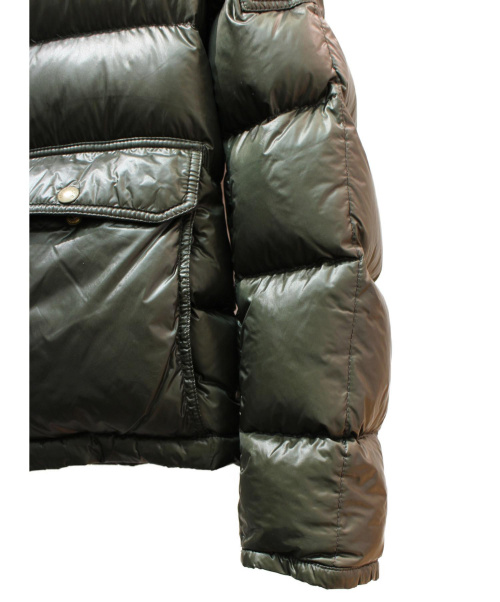 MONCLER（モンクレール）MONCLER (モンクレール) HUBERT/ダウンジャケット グリーン サイズ:1の古着・服飾アイテム