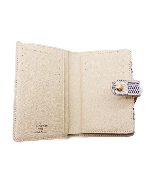 LOUIS VUITTON（ルイ ヴィトン）LOUIS VUITTON (ルイヴィトン) ポルトフォイユ・ヴィエノワ サイズ:- ダミエ・アズール N61676 MI4104の古着・服飾アイテム