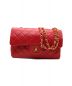 CHANEL（シャネル）の古着「ショルダーバッグ/ダブルフラップマトラッセ」｜レッド