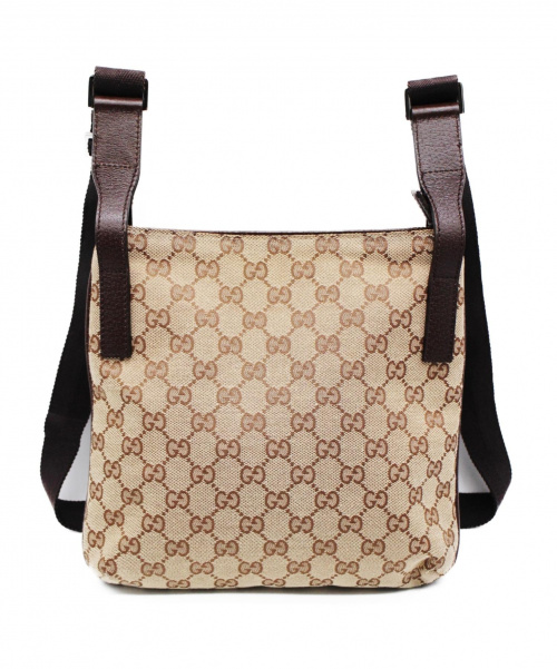 GUCCI（グッチ）GUCCI (グッチ) GGキャンバス/ショルダーバッグ ベージュ GGキャンバス 122793 001998の古着・服飾アイテム