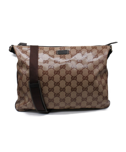 GUCCI（グッチ）GUCCI (グッチ) GGクリスタル ショルダーバッグ ベージュ サイズ:- GGクリスタル ■の古着・服飾アイテム