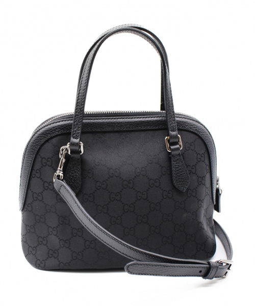 GUCCI（グッチ）GUCCI (グッチ) 2WAYショルダーバッグ ブラック GGナイロン 341504 498075の古着・服飾アイテム