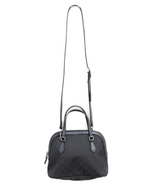 GUCCI（グッチ）GUCCI (グッチ) 2WAYショルダーバッグ ブラック GGナイロン 341504 498075の古着・服飾アイテム