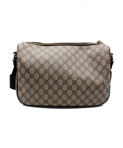 GUCCI（グッチ）GUCCI (グッチ) GGキャンバスショルダーバッグ ベージュ GG 246881 520981の古着・服飾アイテム