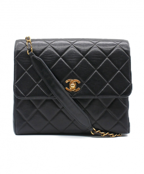 CHANEL（シャネル）CHANEL (シャネル) チェーンショルダーバッグ/マトラッセ ブラック サイズ:-の古着・服飾アイテム