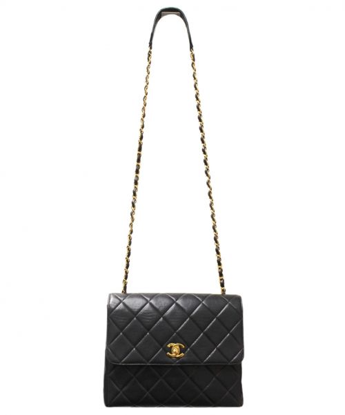 CHANEL（シャネル）CHANEL (シャネル) チェーンショルダーバッグ/マトラッセ ブラック サイズ:-の古着・服飾アイテム