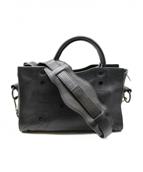 BALENCIAGA（バレンシアガ）BALENCIAGA (バレンシアガ) 2WAYショルダーバッグ ブラック ブラックアウトシティXS 490610の古着・服飾アイテム