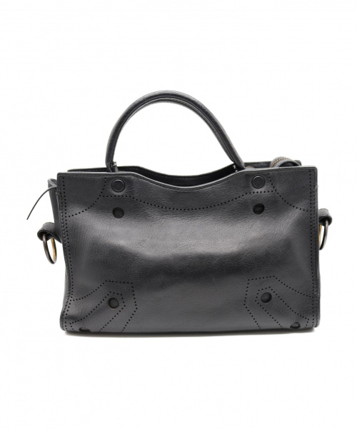 BALENCIAGA（バレンシアガ）BALENCIAGA (バレンシアガ) 2WAYショルダーバッグ ブラック ブラックアウトシティXS 490610の古着・服飾アイテム