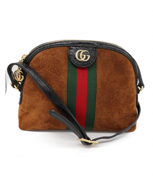 GUCCI（グッチ）GUCCI (グッチ) オフィディア シェリーライン スモールショルダーバッグ ブラウンの古着・服飾アイテム