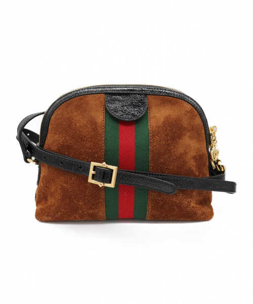 GUCCI（グッチ）GUCCI (グッチ) オフィディア シェリーライン スモールショルダーバッグ ブラウンの古着・服飾アイテム