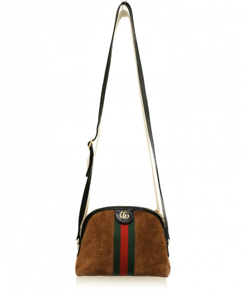 GUCCI（グッチ）GUCCI (グッチ) オフィディア シェリーライン スモールショルダーバッグ ブラウンの古着・服飾アイテム
