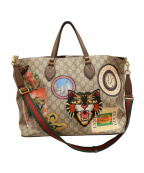GUCCIグッチ）の古着「2WAYトートバッグ/グッチクーリエ ソフト GGスプリーム」
