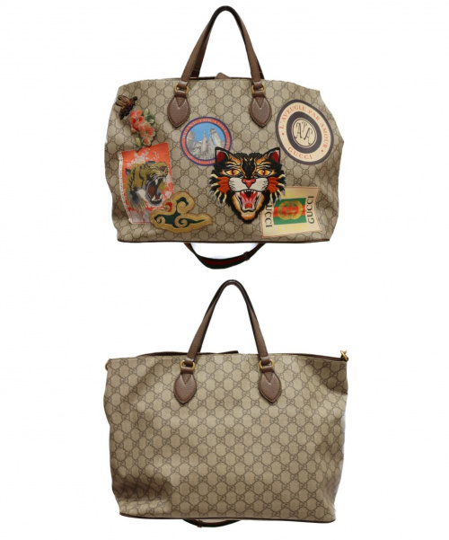 GUCCI（グッチ）GUCCI (グッチ) 2WAYトートバッグ/グッチクーリエ ソフト GGスプリームの古着・服飾アイテム