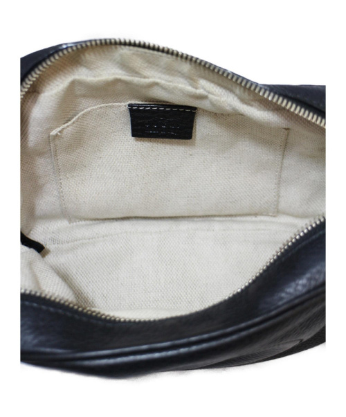 GUCCI（グッチ）GUCCI (グッチ) ソーホー/ショルダーバッグ ブラック ソーホー 308364 レザーの古着・服飾アイテム