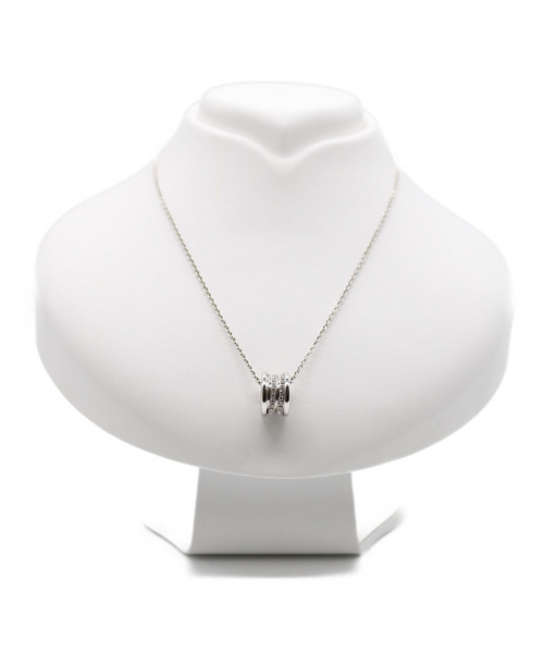 BVLGARI（ブルガリ）BVLGARI (ブルガリ) B-zero1ダイヤネックレス サイズ:- K18WGの古着・服飾アイテム