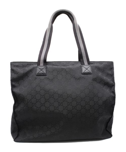 GUCCI（グッチ）GUCCI (グッチ) GGナイロン/トートバッグ ブラック GG 449178 ナイロン ■の古着・服飾アイテム