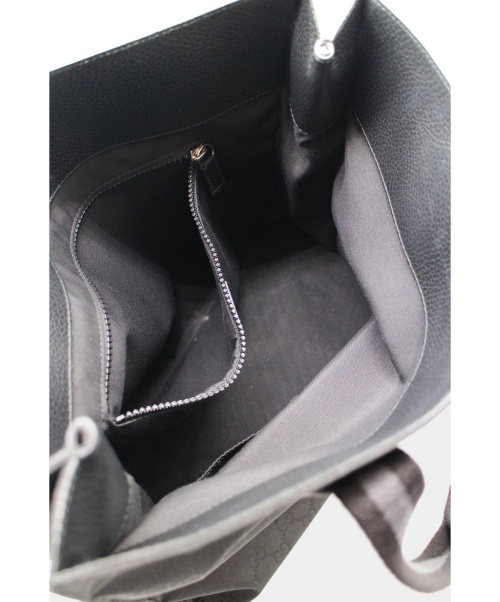 GUCCI（グッチ）GUCCI (グッチ) GGナイロン/トートバッグ ブラック GG 449178 ナイロン ■の古着・服飾アイテム