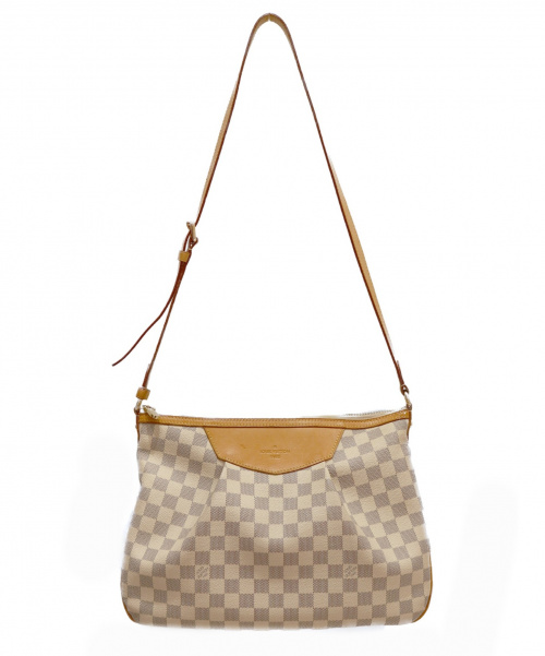 LOUIS VUITTON（ルイ ヴィトン）LOUIS VUITTON (ルイヴィトン) シラクーサMM アイボリー サイズ:MM ダミエ・アズール N41112 SP4121の古着・服飾アイテム