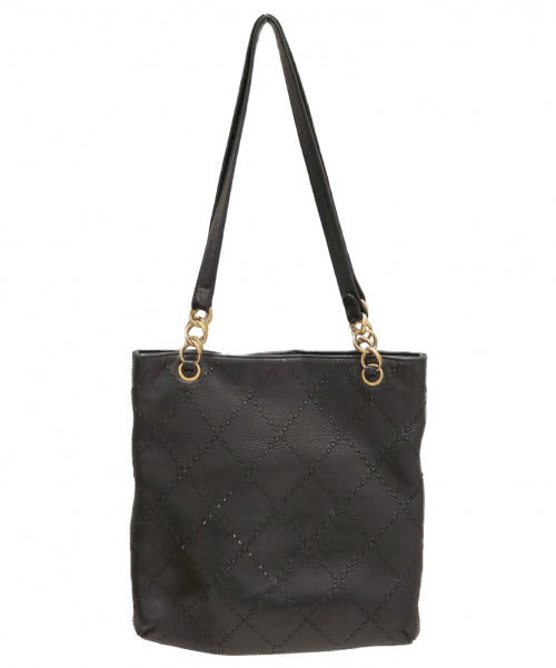 CHANEL（シャネル）CHANEL (シャネル) ウルトラステッチ トートバッグ ブラック サイズ:-の古着・服飾アイテム