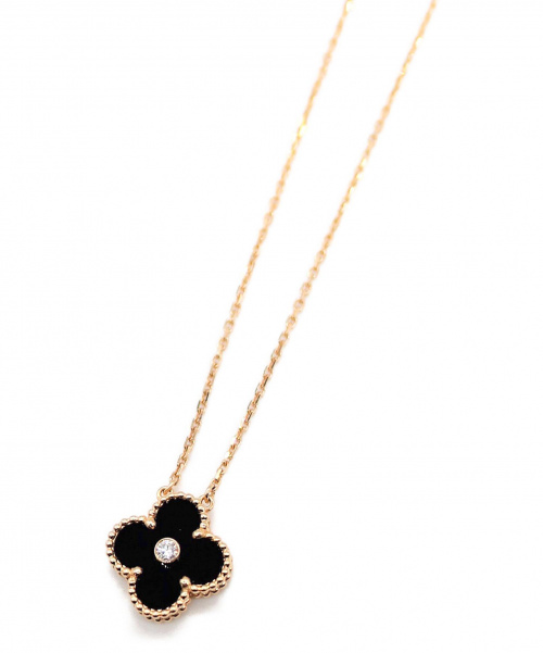 VAN CLEEF & ARPELS（ヴァンクリーフ＆アーペル）Van Cleef & Arpels (ヴァンクリーフアンドアーペル) ヴィンテージアルハンブラネックレス サイズ:-の古着・服飾アイテム