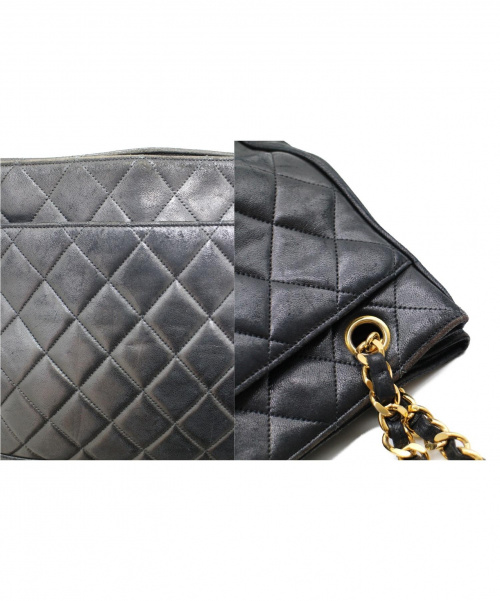 CHANEL（シャネル）CHANEL (シャネル) チェーントートバッグ/マトラッセ ブラック マトラッセ ■の古着・服飾アイテム