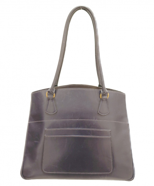 HERMES（エルメス）HERMES (エルメス) トートバッグ ネイビー ボックスカーフの古着・服飾アイテム