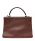 HERMES (エルメス) ケリーバッグ32 ブラウン ケリー32 内縫い クシュベル  ゴールド金具：648000円