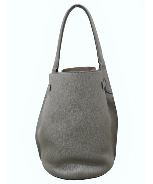CELINE（セリーヌ）CELINE (セリーヌ) ショルダーバッグ/ビッグバッグバケット  グレー サイズ:- レザーの古着・服飾アイテム