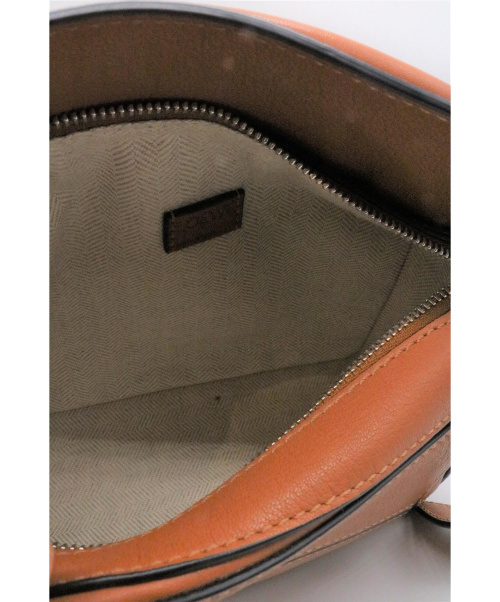 LOEWE（ロエベ）LOEWE (ロエベ) ショルダーバッグ/パズルバッグミニ  ブラウン レザーの古着・服飾アイテム