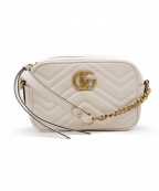 GUCCIグッチ）の古着「GGマーモント/ショルダーポーチ」｜アイボリー