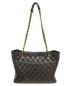 CHANEL (シャネル) ショルダートートバッグ ブラック マトラッセ：69800円