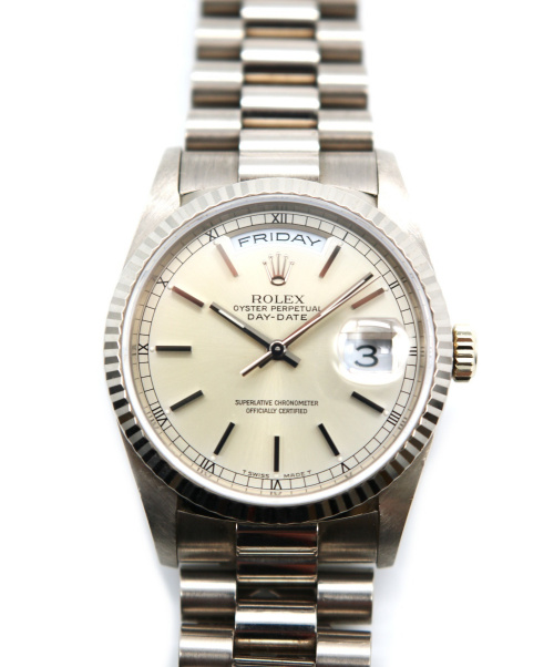 ROLEX（ロレックス）ROLEX (ロレックス) デイデイト　18239 シルバー サイズ:34mmの古着・服飾アイテム