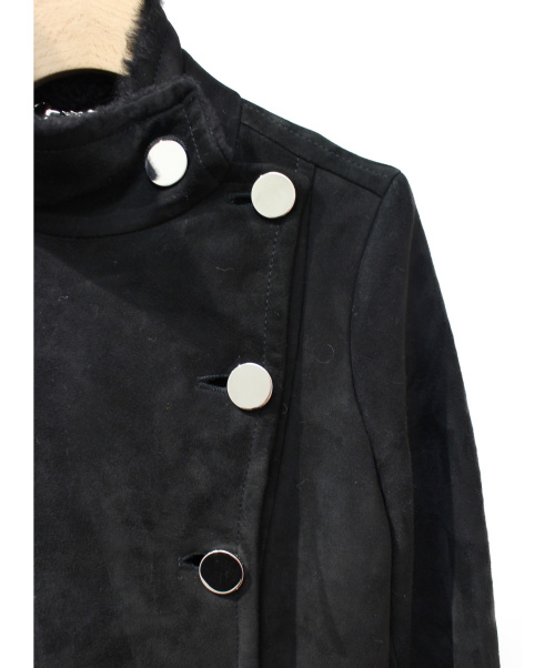 GUCCI（グッチ）GUCCI (グッチ) ムートンコート ブラック サイズ:36の古着・服飾アイテム