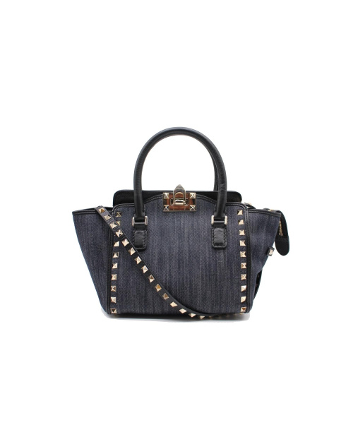VALENTINO（ヴァレンティノ）VALENTINO (ヴァレンティノ) 2WAYショルダーバッグ デニムの古着・服飾アイテム