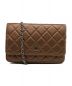 CHANEL（シャネル）の古着「チェーンショルダーバッグ/チェーンウォレット」｜ブロンズ