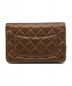 CHANEL (シャネル) チェーンショルダーバッグ/チェーンウォレット ブロンズ マトラッセ：168000円
