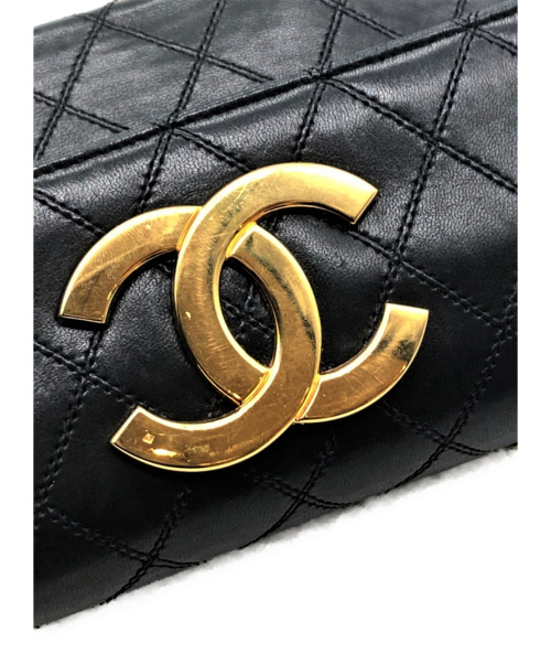 CHANEL（シャネル）CHANEL (シャネル) ビコローレ ブラック サイズ:- ビコローレ レザー 1287259の古着・服飾アイテム