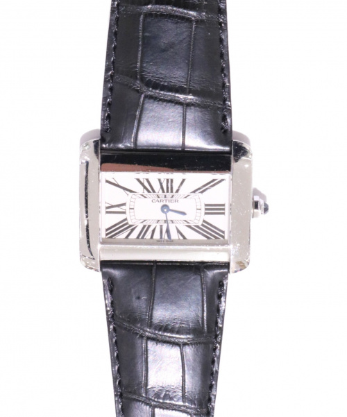 Cartier（カルティエ）Cartier (カルティエ) タンクディヴァンLM ホワイト サイズ:LMの古着・服飾アイテム
