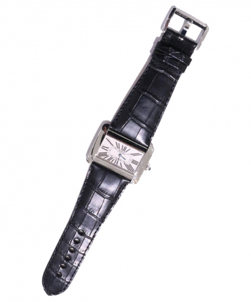 Cartier（カルティエ）Cartier (カルティエ) タンクディヴァンLM ホワイト サイズ:LMの古着・服飾アイテム
