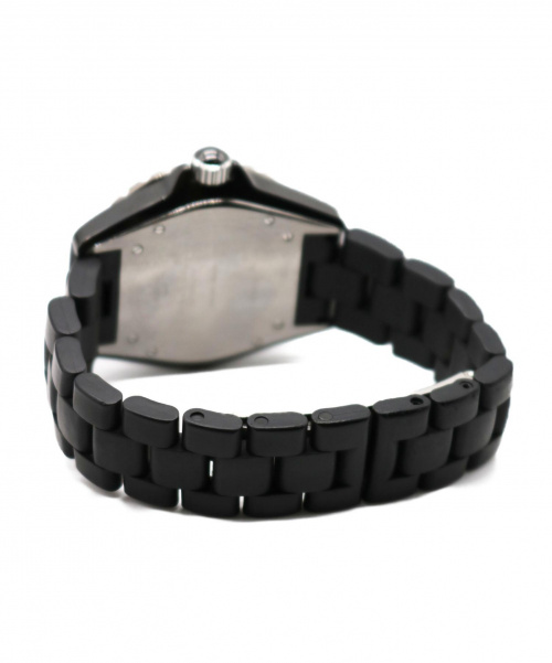 CHANEL（シャネル）CHANEL (シャネル) J12　クロセラミック オートマチック ブラック サイズ:ｰ J12 H0684 自動巻き ラバー 38mmの古着・服飾アイテム
