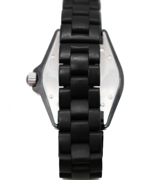 CHANEL（シャネル）CHANEL (シャネル) J12　クロセラミック オートマチック ブラック サイズ:ｰ J12 H0684 自動巻き ラバー 38mmの古着・服飾アイテム