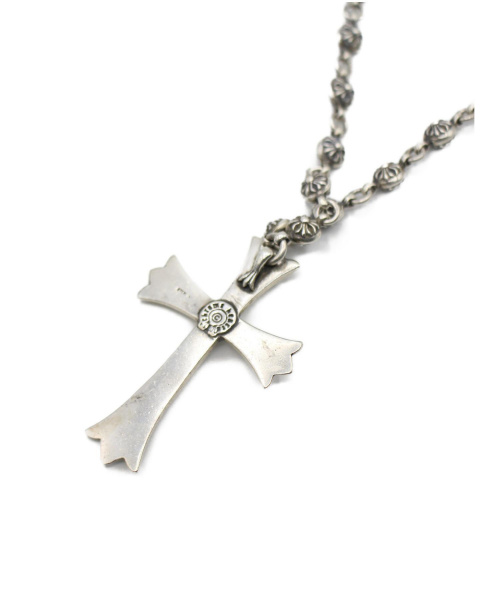 CHROME HEARTS（クロムハーツ）CHROME HEARTS (クロムハーツ) ラージCHクロス / クロスボールチーン サイズ:- SILVER925の古着・服飾アイテム
