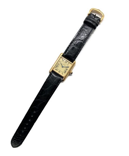 Cartier（カルティエ）Cartier (カルティエ) マストタンク  ヴェルメイユ サイズ:- マストタンク クォーツの古着・服飾アイテム