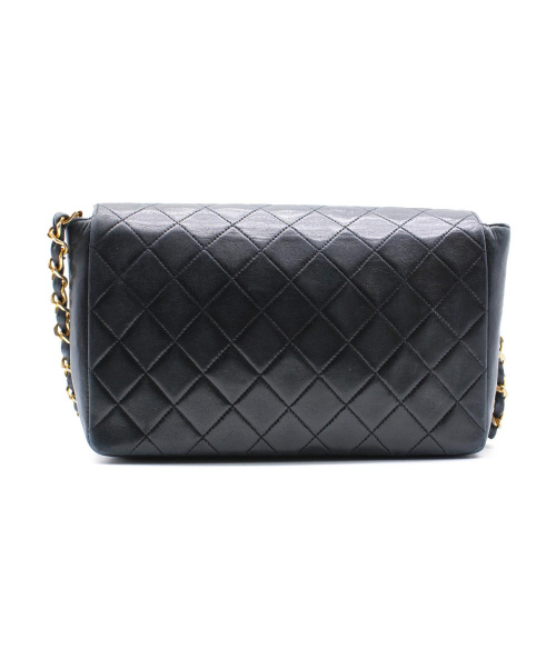 CHANEL（シャネル）CHANEL (シャネル) ショルダーバッグ/サークルCOCOマーク ブラック レザー 1780256の古着・服飾アイテム